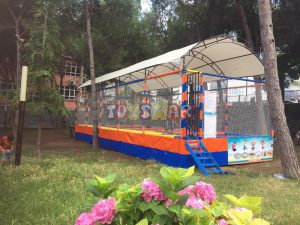 5 li olimpik tek sira trambolin catili gazi parki ilkadim belediyesi samsun